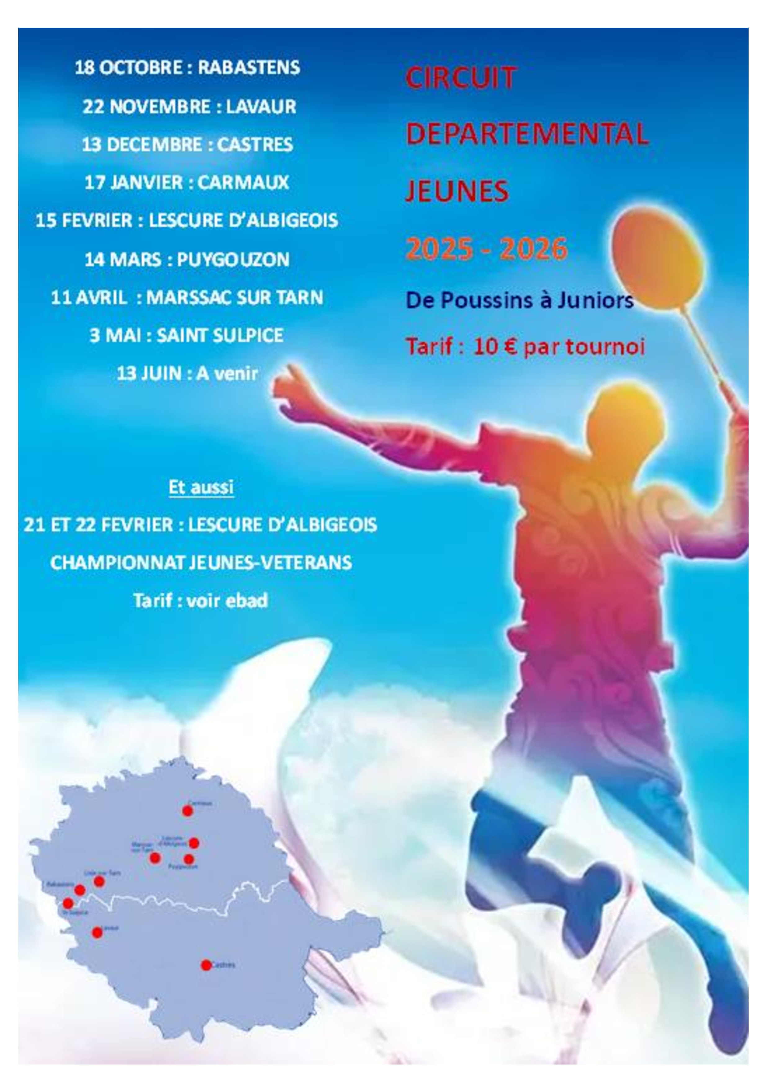 Circuit Départemental Jeunes Tarn E3 Castres